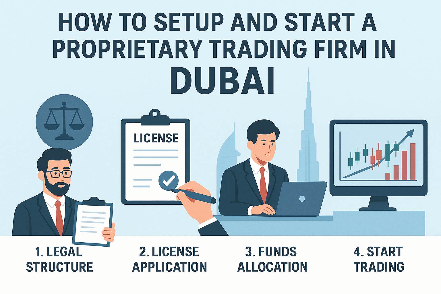 How to Start a Proprietary Trading Firm in Dubai: Cost, Licence & Requirements