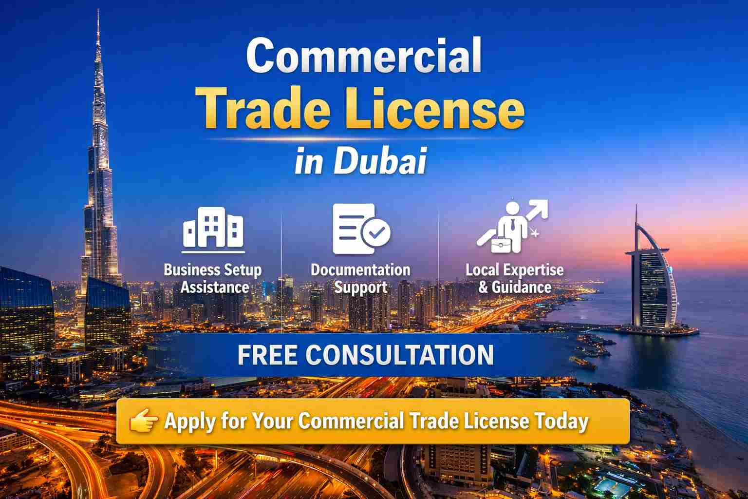 Commercial Trade License in Dubai