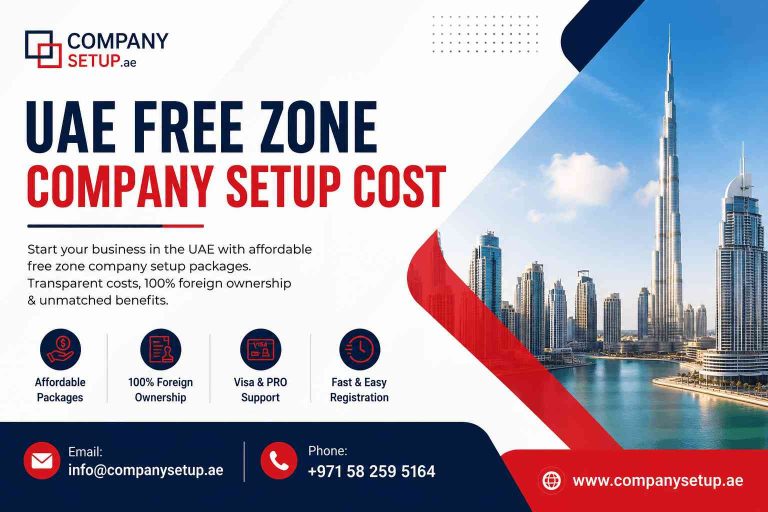 UAE Free Zone Company Setup Cost