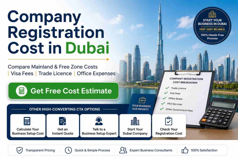 Company Registration Cost in Dubai